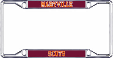Mascot License Plate Frame