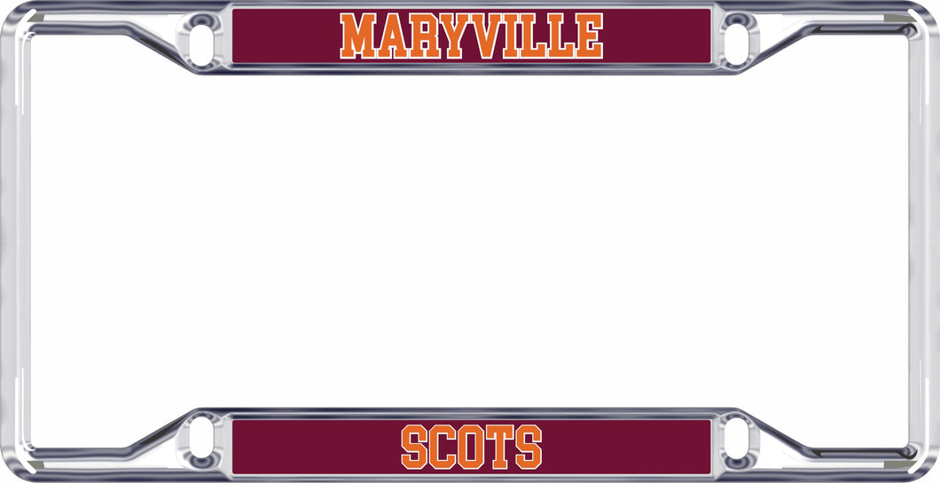 Mascot License Plate Frame