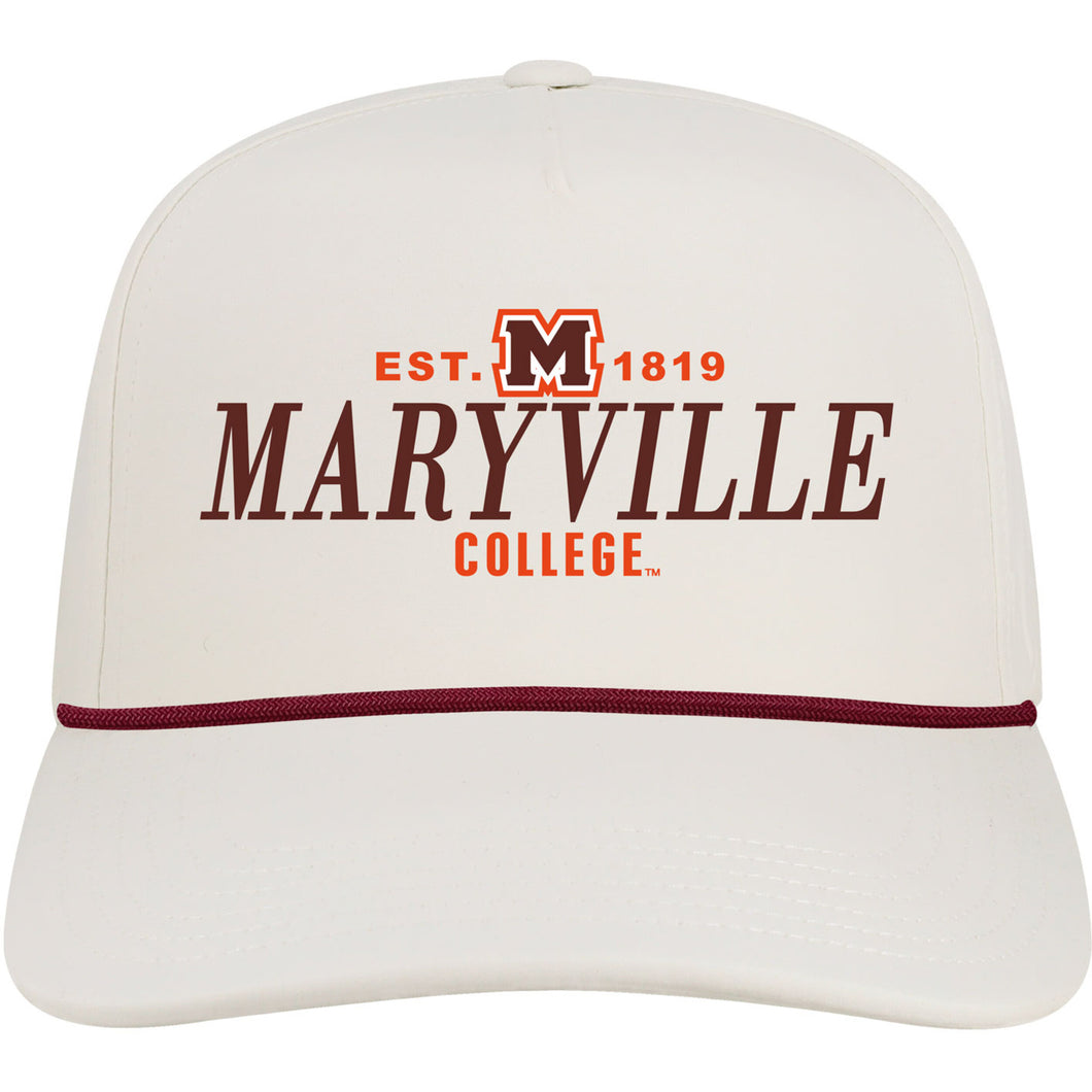 5-Panel Adjustable Hat | White