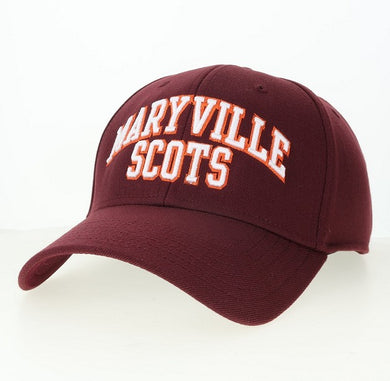 Serge Stretch Fit Hat | Maroon