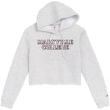 1636 Ladies Cropped Hood | Ash