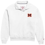 Victory Springs Ladies Collar Pullover | Heather Varsity White
