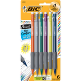 BIC Xtra Comfort Mechanical Pencil - Asst .7mm 6Pk BP |