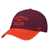 Club Color Block Cap | Garnet Crown / Orange Bill