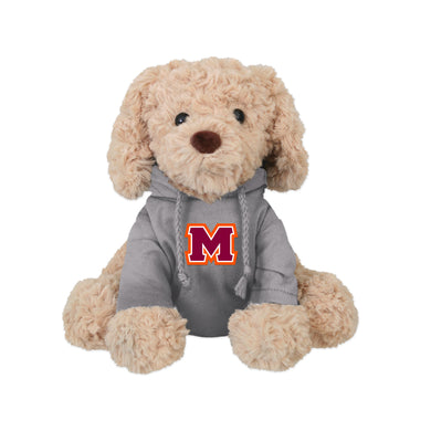 Toffee Pup Plush | Athletic Grey Hood