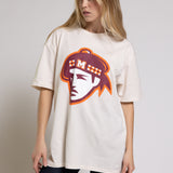 Mascot Head Tee | Vintage White