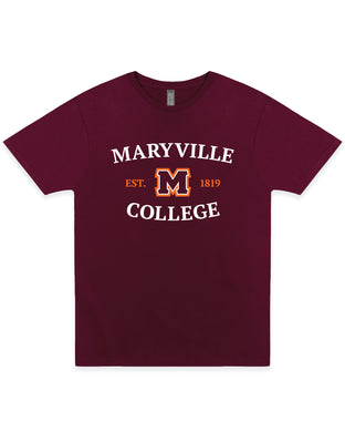 Maryville College Est. Tee | Maroon
