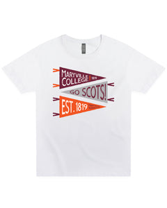 Pennant Tee | White