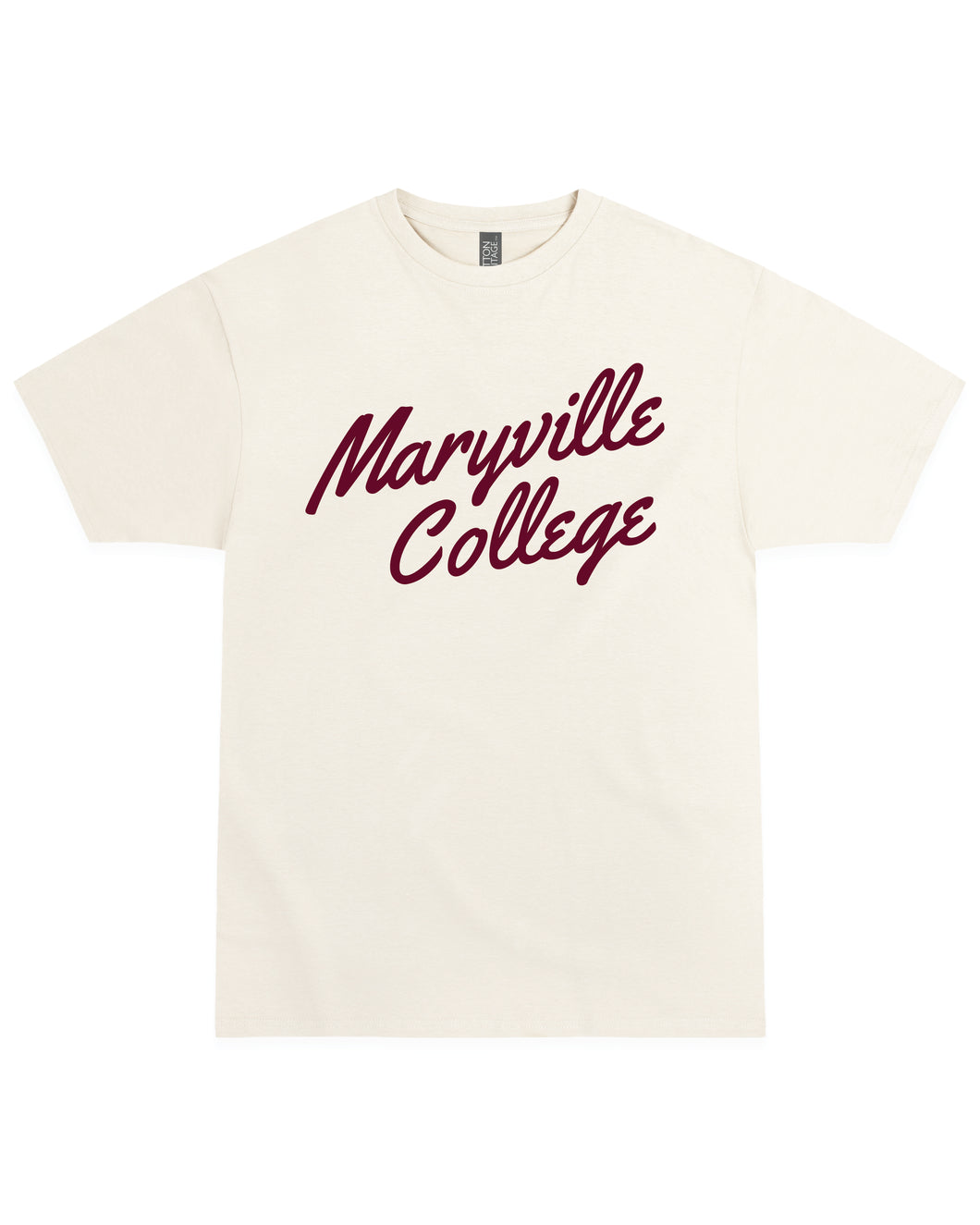 College Script Tee | Vintage White