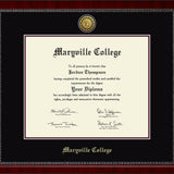 Gold Engraved Medallion Sutton Diploma Frame