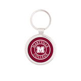 Silver Maverick Round Key Tag