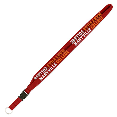 Berkeley Woven Lanyard | Maroon