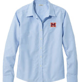 Ladies Wrinkle-Free Classic Oxford Cloth Shirt | Blue