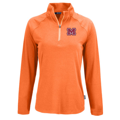 Ladies Coastline 1/4 Zip | Orange