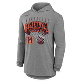 Dri-Fit Cotton Basketball Long Sleeve Hoodie | Dark Heather