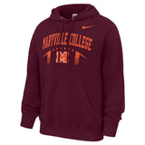 Club Fleece Hood | Garnet