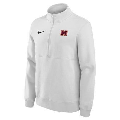 Club Fleece Half Zip | White