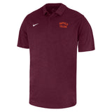 Heather Polo | Dark Maroon