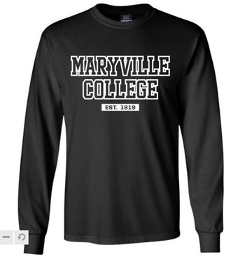 EST 1819 Long Sleeve Tee | Black