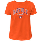 Ladies Vintage Washed Cotton Tee | Orange