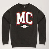 Youth Big Arch Crew | Charcoal Heather