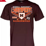 Blue 84 Baseball Champions 2024 Tshirt | Maroon