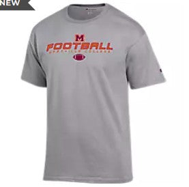 Football Logo Tee | Oxford Grey