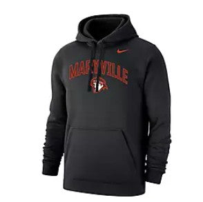 Arched Maryville Mascot Hoodie | Black