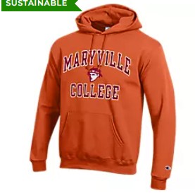 Mascot Head Hoodie | Orange Crush