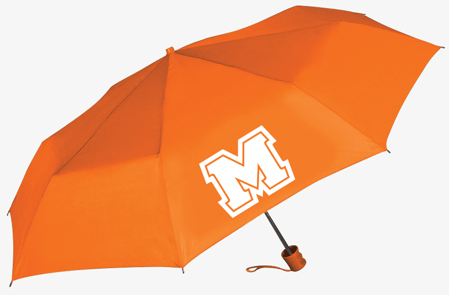 Super Pocket Imprinted Umbrella | Orange
