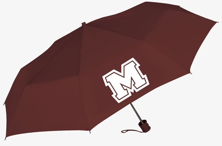 Super Pocket Imprinted Umbrella | Maroon