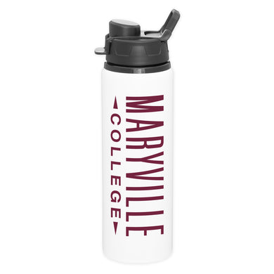 Savannah Aluminum Water Bottle | White