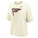 Ladies Cotton Short Sleeve Boxy Tee | Sail
