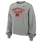 Ladies Phoenix Fleece Crew | Dark Heather Grey