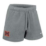 Ladies Club Fleece Short | Dark Heather Grey