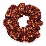 Deluxe Custom Scrunchie | Maroon