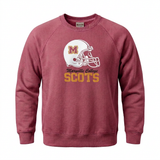 Football Helmet Crew | Maroon